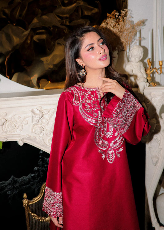 Emaan Cotton Embroided 2 PCs