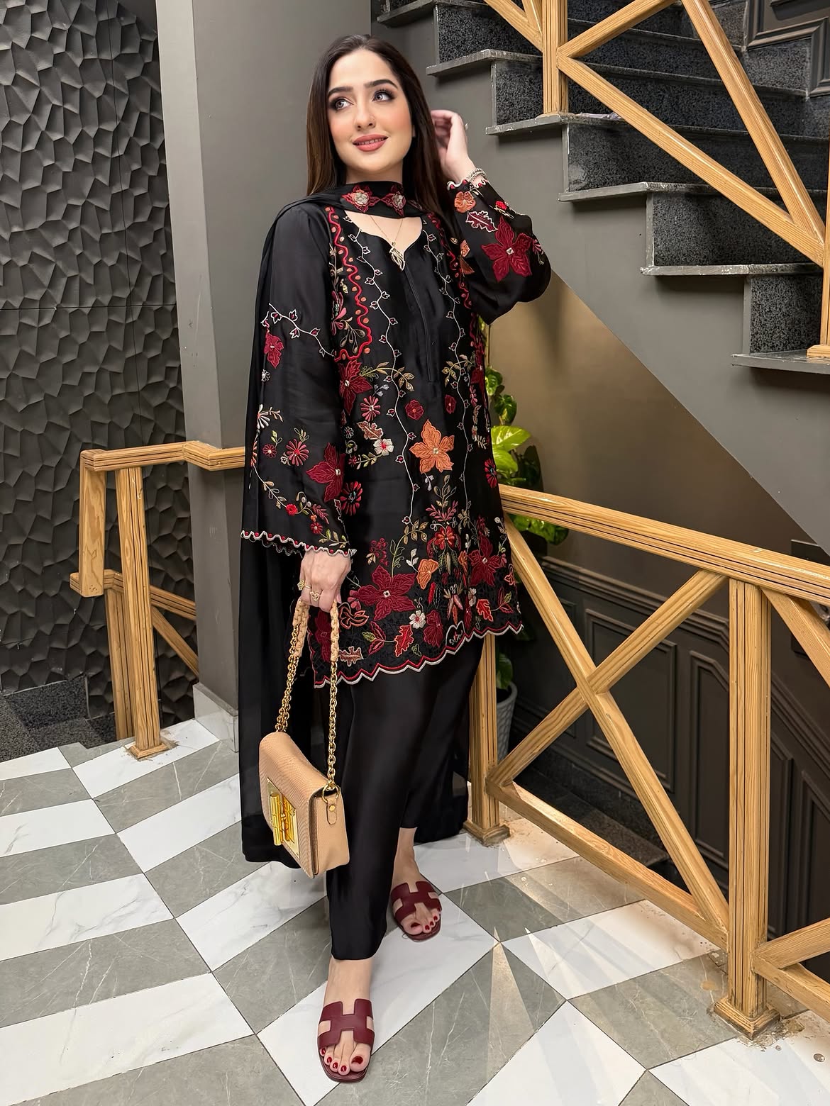 Nousheen Embroided 3 PCs