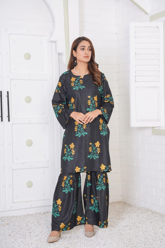 Horizon Sharara ( Stitched 2 Pcs)