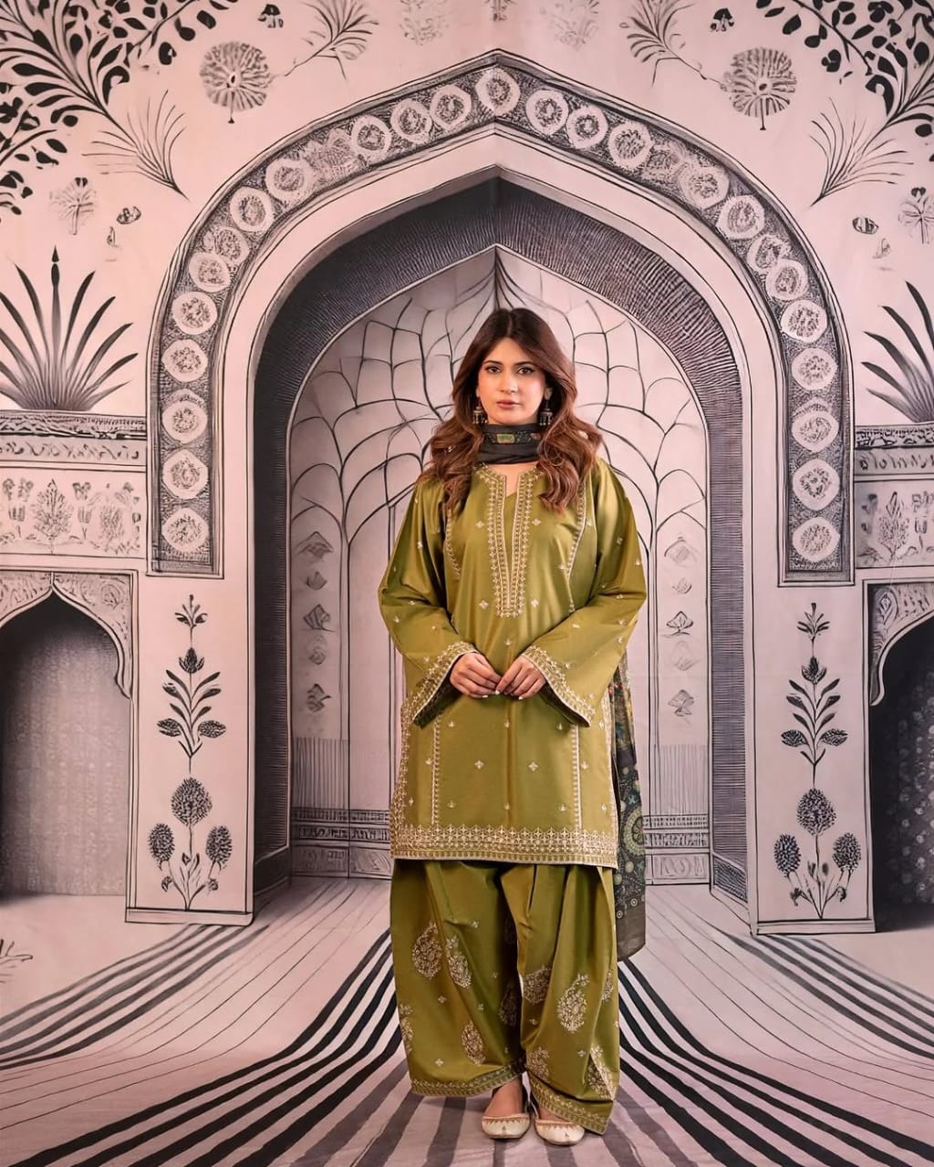 Nihal (Embroided 2 PCs)