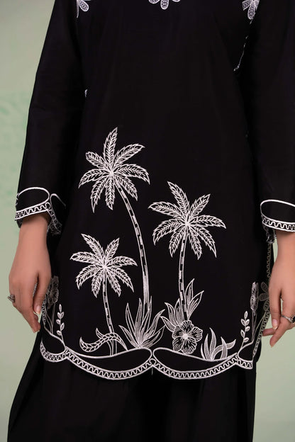 BLACK Beauty Embroided 2 PCs