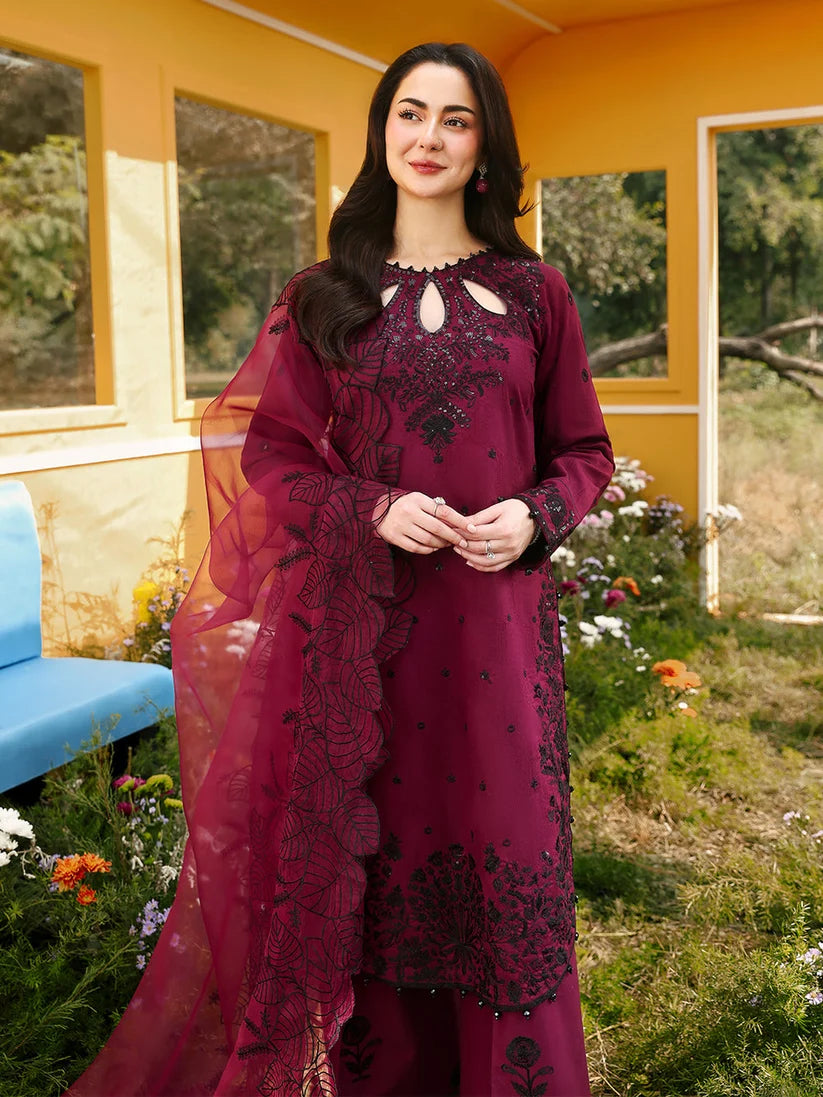 Aneelas Embroided 3 PCs