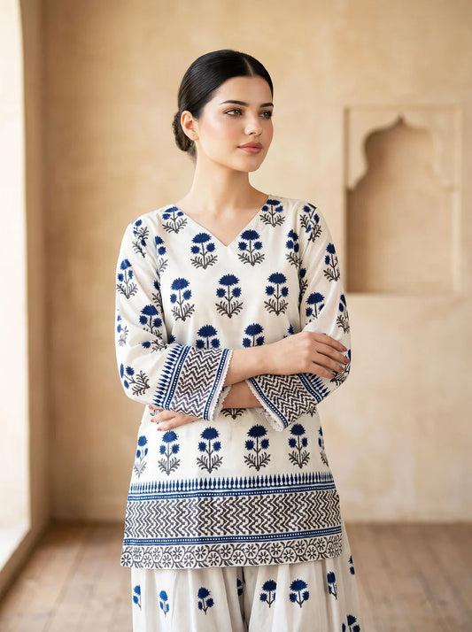 Anmol Digital Printed 2 PCs (Farshi Shlwar)