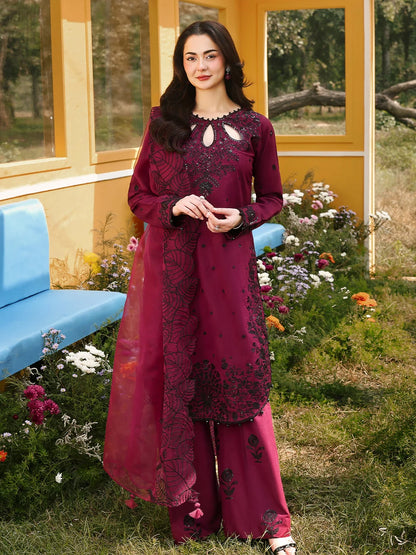 Aneelas Embroided 3 PCs