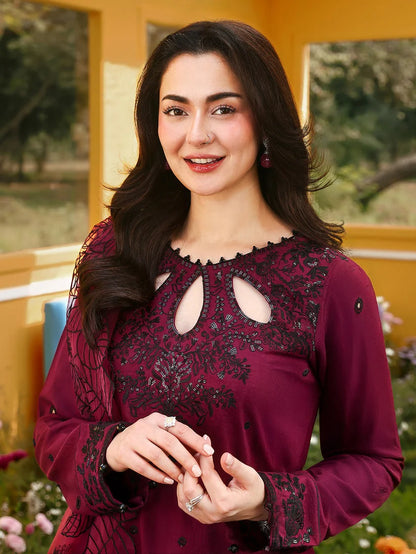 Aneelas Embroided 3 PCs