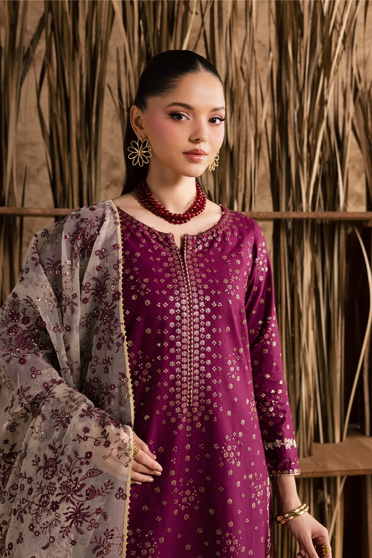 Oslo Embroided 3 PCs (Fully Embroided Dupatta)