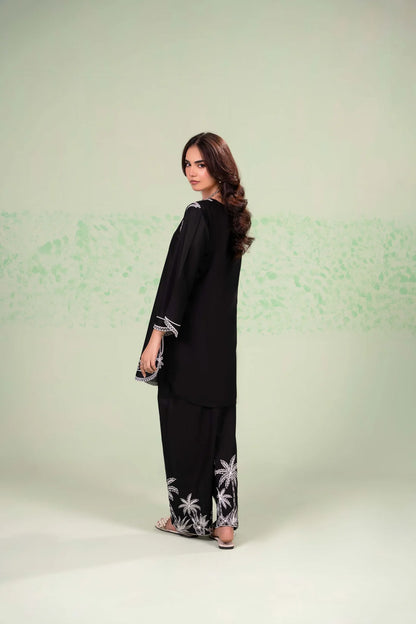 BLACK Beauty Embroided 2 PCs