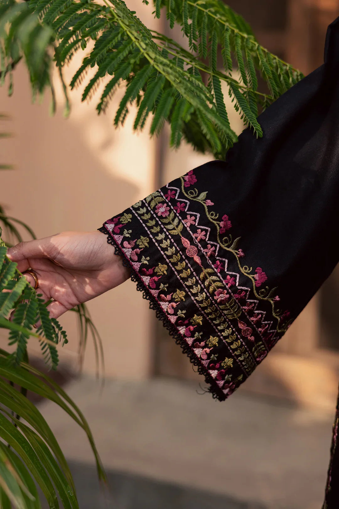Warsha Black Embroided 3 PCs