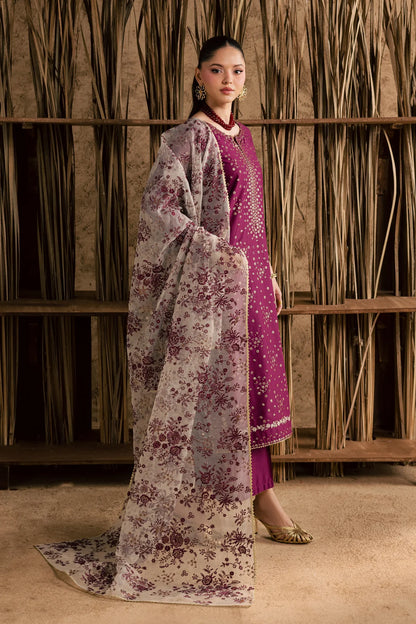 Oslo Embroided 3 PCs (Fully Embroided Dupatta)