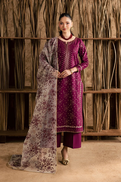 Oslo Embroided 3 PCs (Fully Embroided Dupatta)