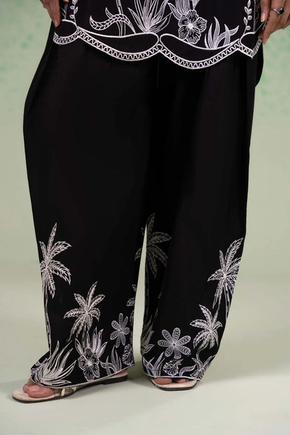 BLACK Beauty Embroided 2 PCs