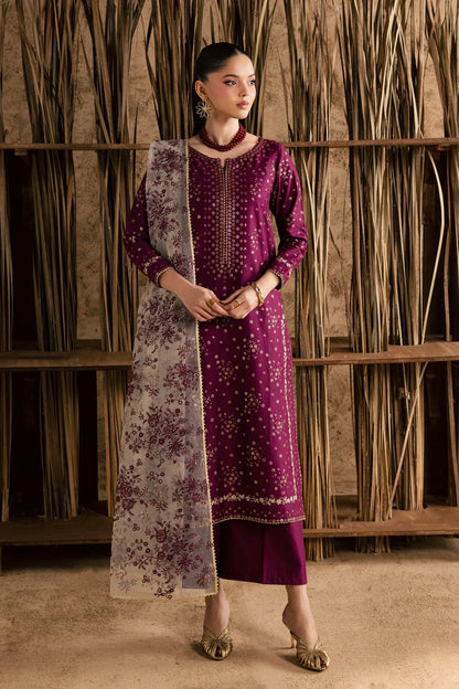 Oslo Embroided 3 PCs (Fully Embroided Dupatta)