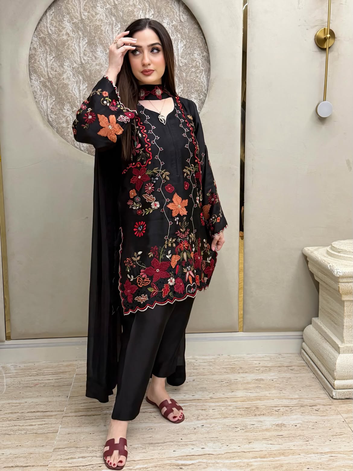Nousheen Embroided 3 PCs