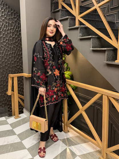 Nousheen Embroided 3 PCs