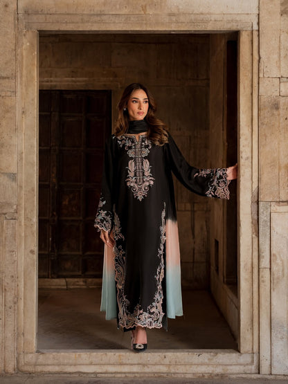 Bismal Embroidered 3-Piece Suit