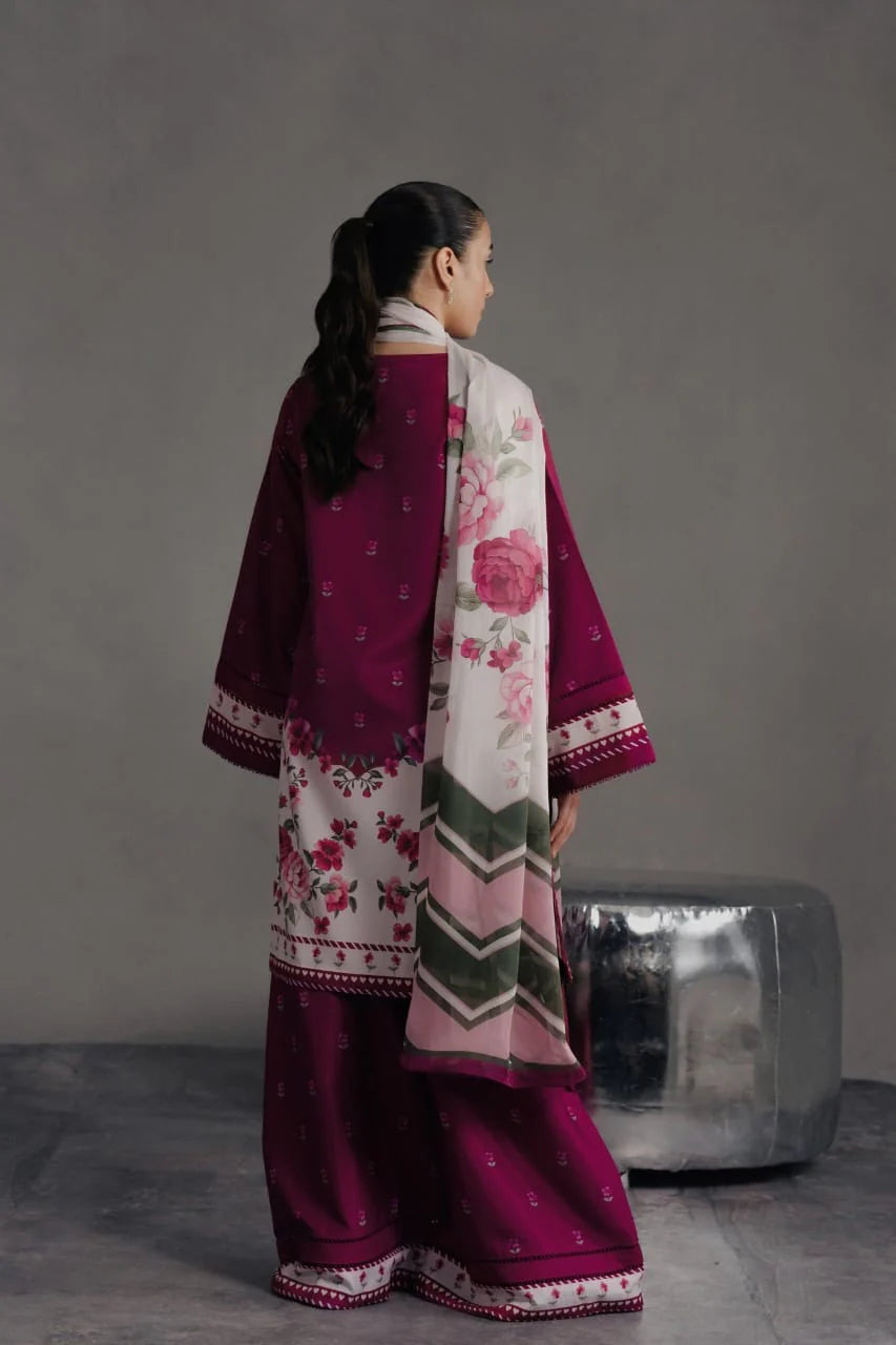 Monochrome (Stitched 3 Pcs)