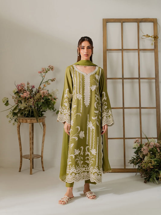 Janaan Embroided 3 PCs