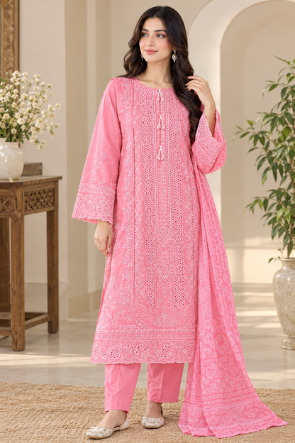 Gulabi Noor Embroidered 3-Piece