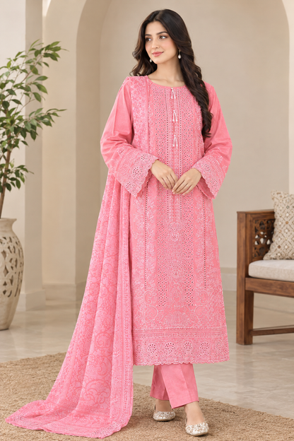 Gulabi Noor Embroidered 3-Piece