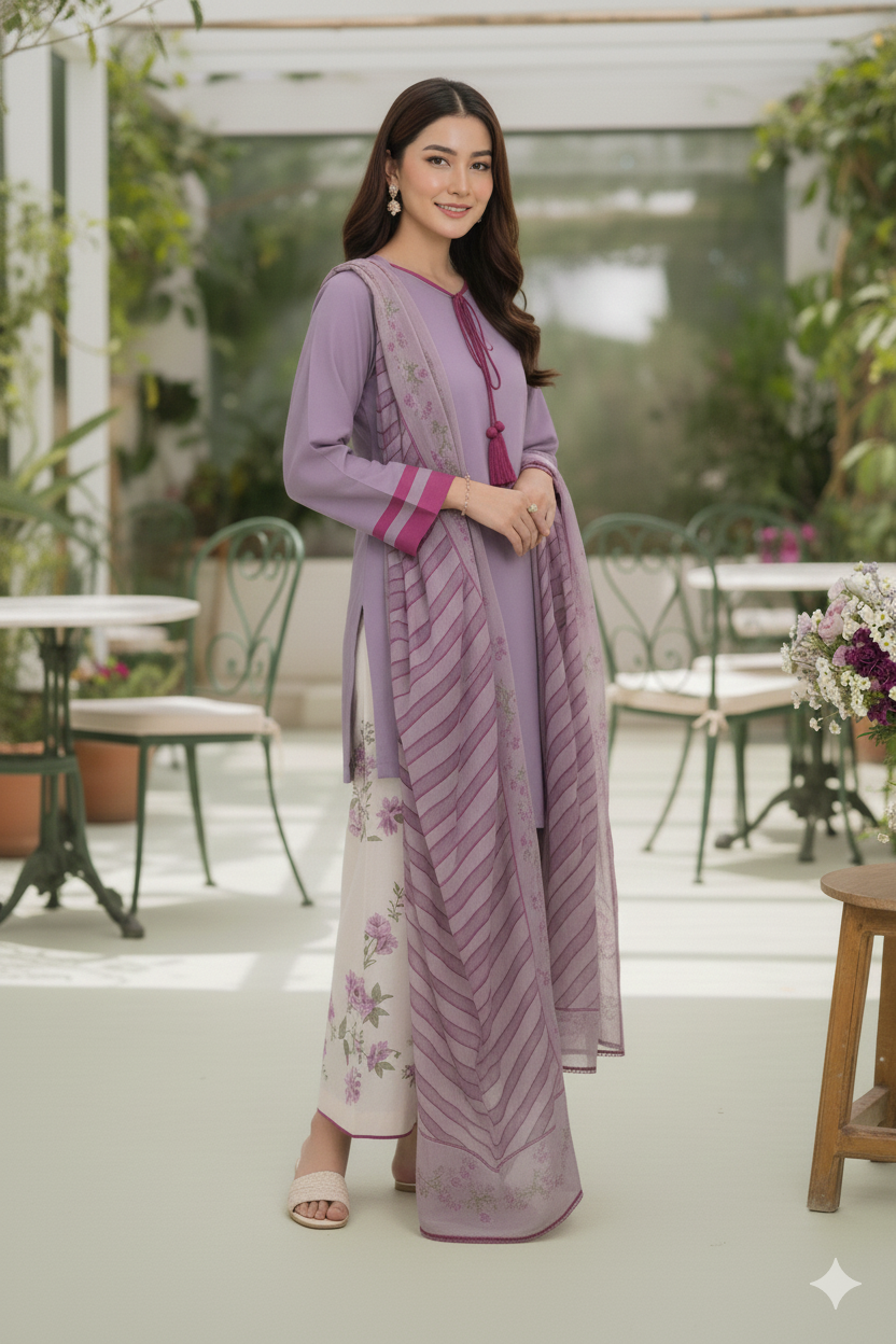 Lavender  3-Piece Suit