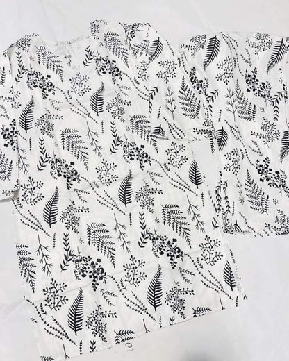 Floral Leaf (Stitched 2 PCs)