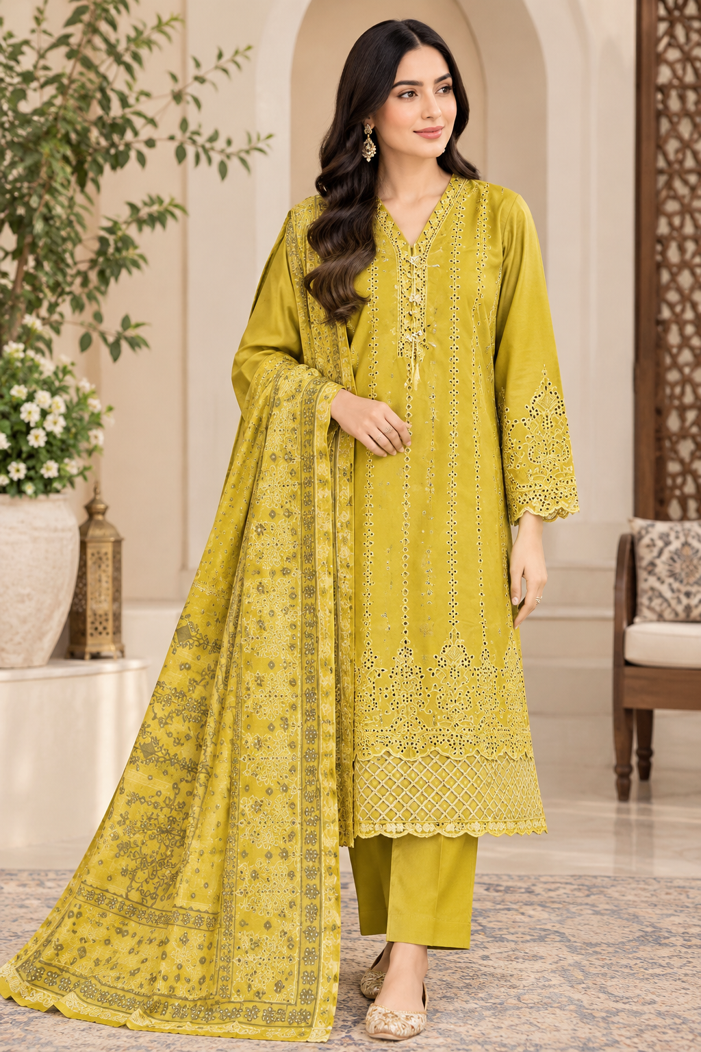 Zarqoon – Luxury Embroidered 3-Piece Suit