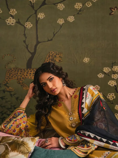 Sundas Embroided 3 PCs