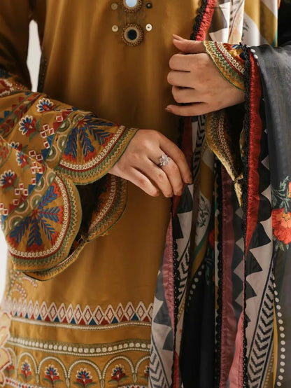 Sundas Embroided 3 PCs