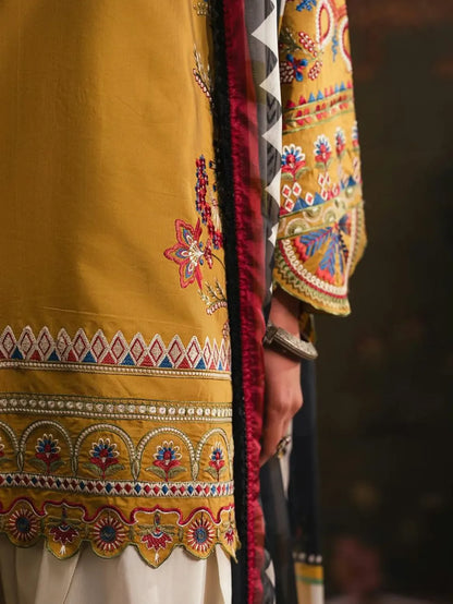 Sundas Embroided 3 PCs