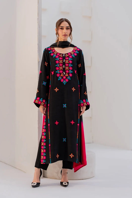 Nyra Embroided Long Length 3 PCs