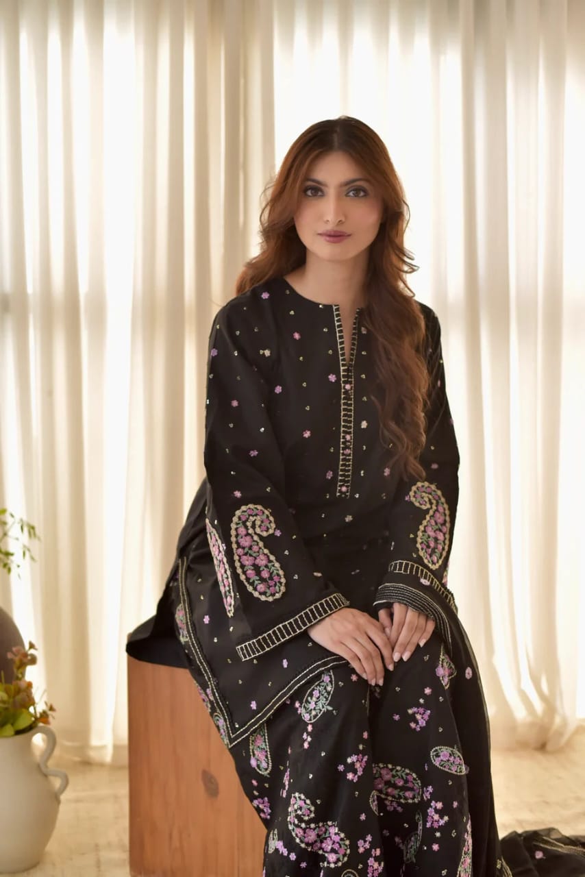 Black Cloud (Embroided 2 PCs)