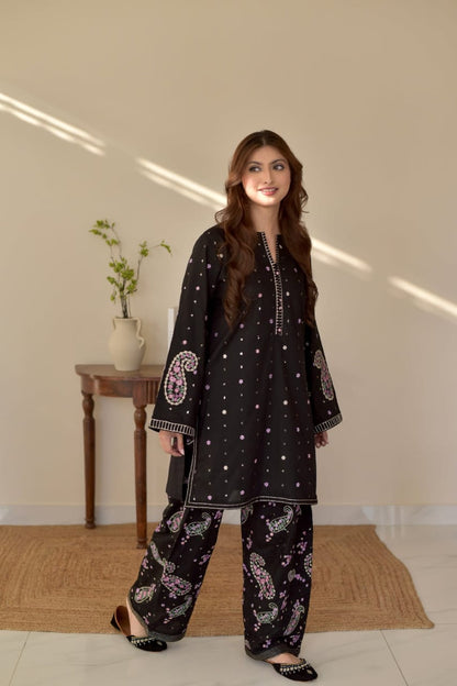 Black Cloud (Embroided 2 PCs)