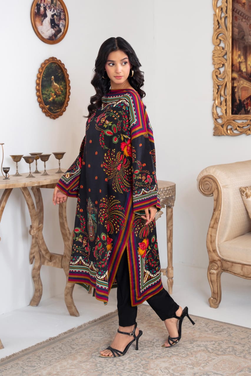 Zarqa ( Stitched 2 Pcs )