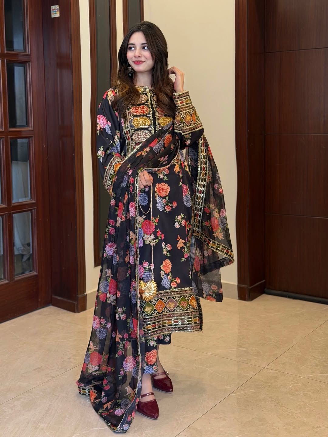 Bulbul Digital Embroidery 3 PCs