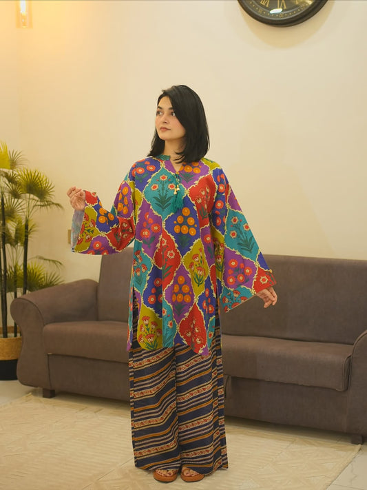Rang-e-Zevar ( Stitched 2 Pcs )