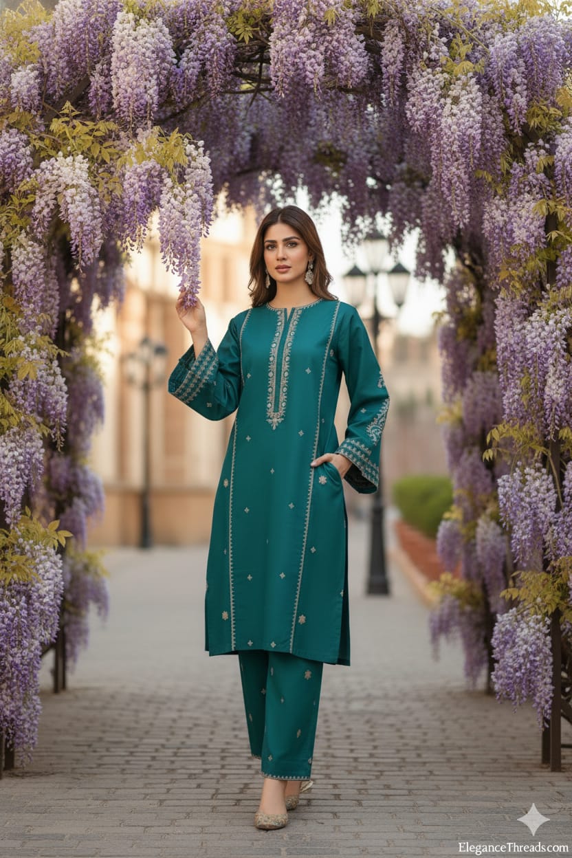 Emberelle ( Stitched 2 Pcs )