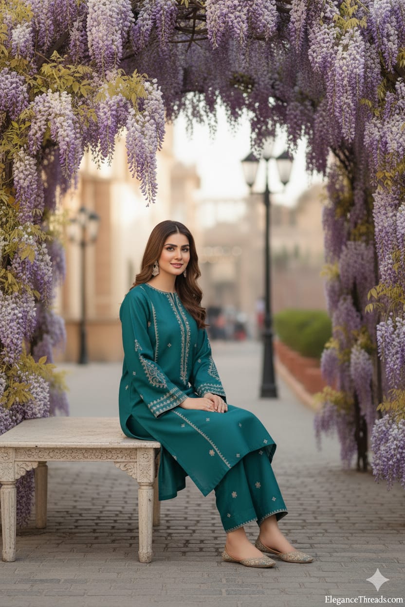 Emberelle ( Stitched 2 Pcs )