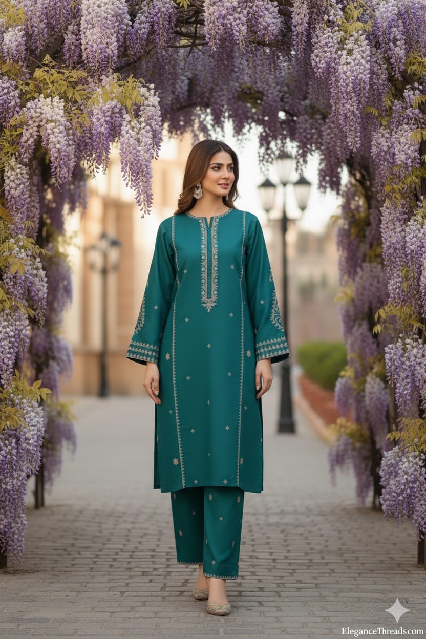 Emberelle ( Stitched 2 Pcs )