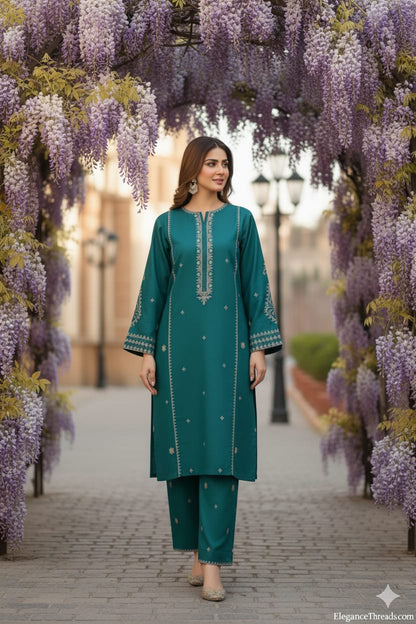 Emberelle ( Stitched 2 Pcs )