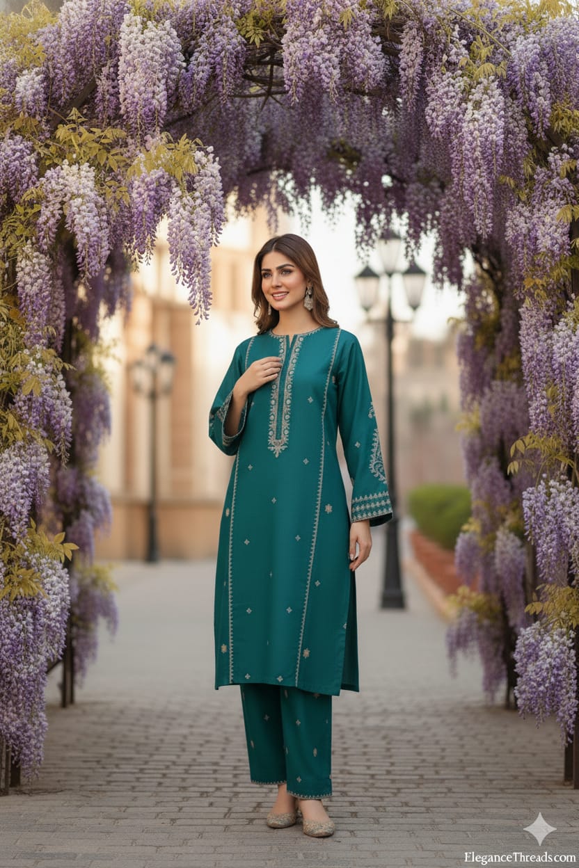 Emberelle ( Stitched 2 Pcs )