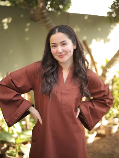 Hearts Chocolate (Stitched 2 Pcs)