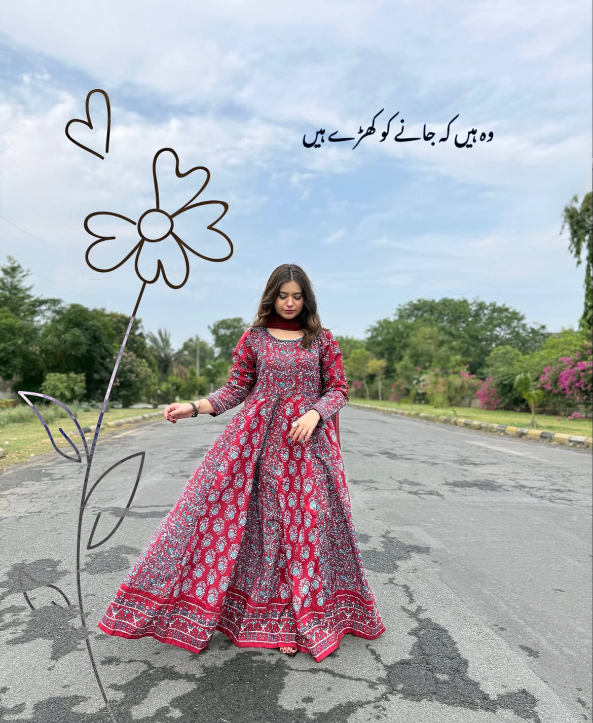 Alizeh Digital Printed Maxi 2PCs
